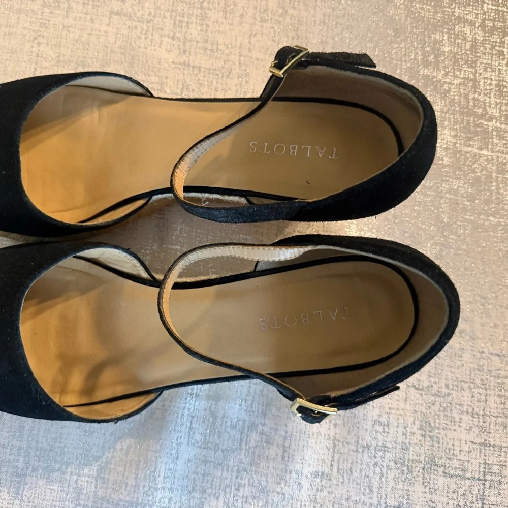 Talbots Black Espadrille Women's Shoes